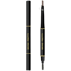 Double Head Eyebrow Pencil With Brush 360 Degree Rotation Automatic Eyebrow Pen Waterproof Eyebrow Gel Women