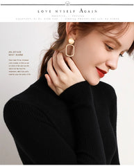 Heliar Women Fall Turtleneck Sweater Knitted Soft Pullovers Cashmere Jumpers Basic Soft Sweaters For Women 2024 Autumn Winter