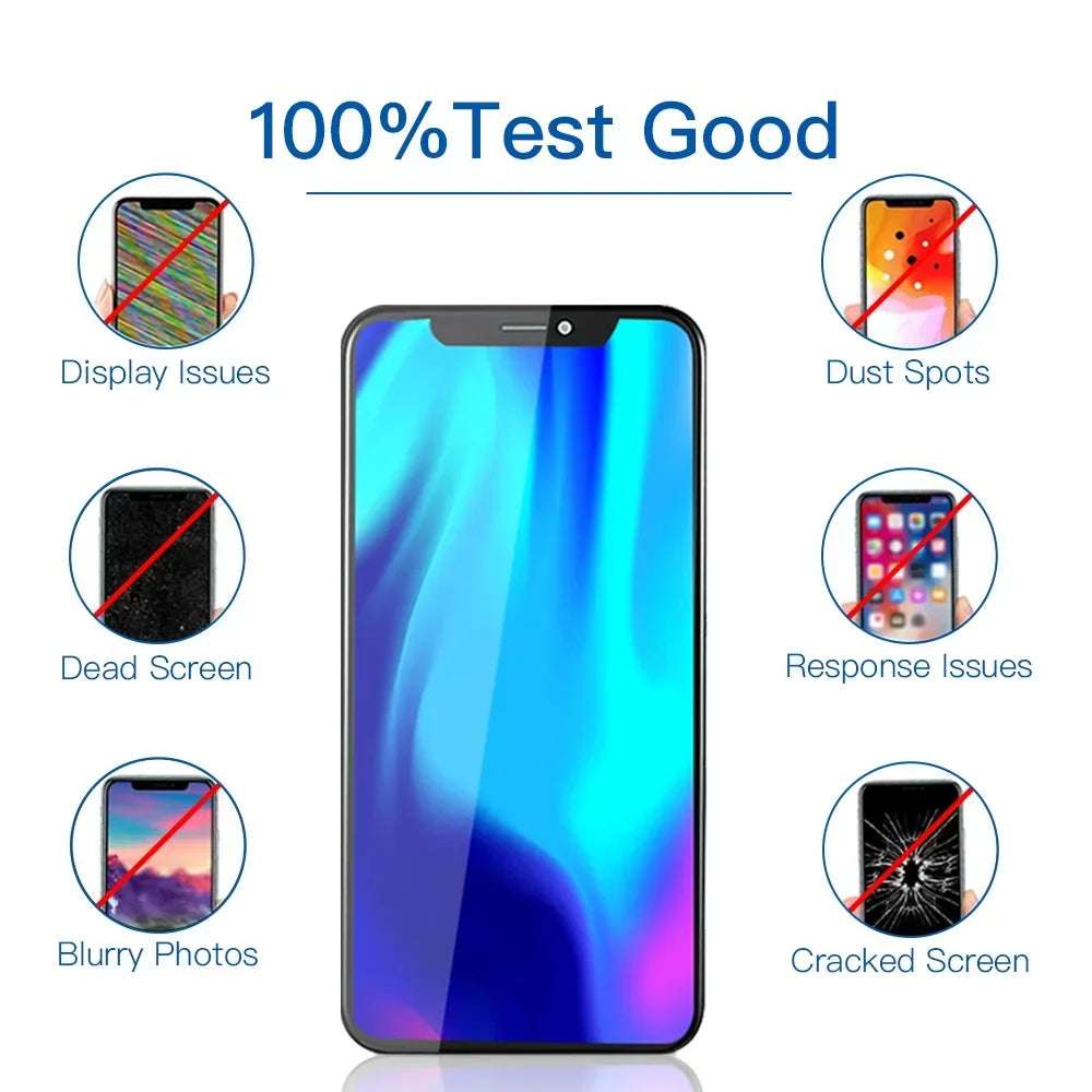 PINZHENG High Quality Display INCELL OLED OEM AMOLED For iPhone XS MAX X XR 11 12 13 MINI PRO PROMAX Screen Replacement LCD