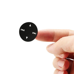 For Twingo for Renault Clio and Megane 2009-2011 CD Radio Audio Button Repair Decals Stickers Black Car Button Repair Stickers