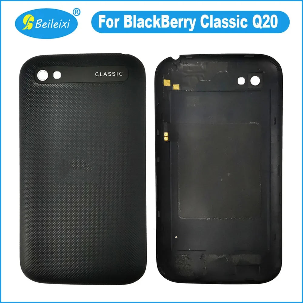 For BlackBerry Classic Q20 Battery Back Cover Door Housing Replacement Protective Durable Back Cover