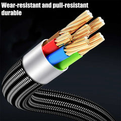 240W Fast Charge USB Type C Quick Charge Cable Weaving Data Line Fast Charging Anti-break for Samsung IPhone Xiaomi HUAWEI IPad