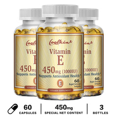 Vitamin E Capsules 450mg - Anti Aging Anti-Wrinkle Firming Skin, Facial Treatment
