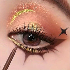 1pc Waterproof Matte Eyeliner Pen, Quick Dry, Long-Lasting, Smooth Brown Coffee Shade, Versatile Eye Makeup, Beauty Cosmetics