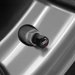 4Pcs Car Styling 3D Aluminum Metal Car Wheel Tire Air Valve Caps Cover For Audi A3 A4 b6 b8 b7 A6 A8 S Line S3 S4 S6 Q3 Q5 Q7 Q8