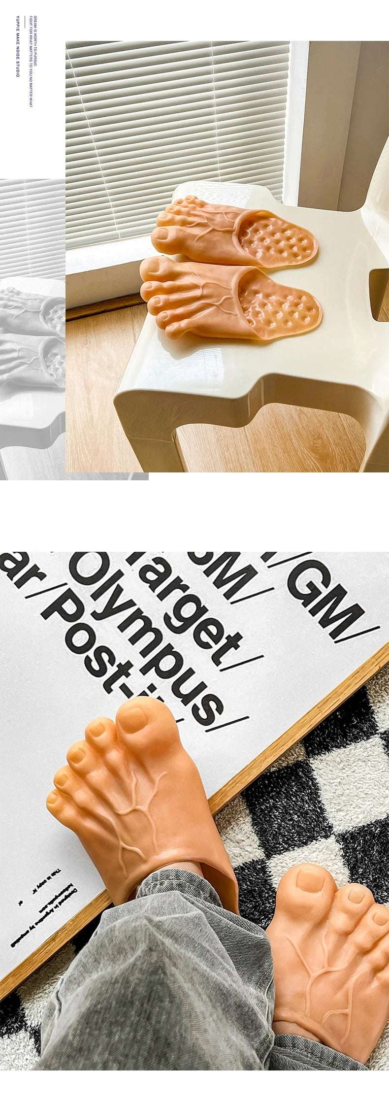 Funny Man Slippers Women Footwear Shoes Fashion Outdoor Beach Couple Slippers Role Playing Bigfoot Amazing Sandals Of The Hulk