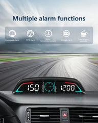 AD Car Speedometer With Alarm Water Temperature Meter G3 GPS / B3 OBD Head Up Display Accessories Auto Tachometer Clock Time