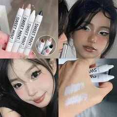 White Eyeliner Multicolour Shiny Glitter Eyeshadow Pencils Eye Tip Brightening Waterproof High-gloss Silkworm Pen Eye Makeup