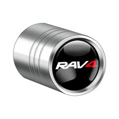 4Pcs Car Styling 3D Metal Wheel Tire Valve Caps Rim Accessories For Toyota RAV4 C-HR Camry Yaris Prius TRD GR Highlander Crown