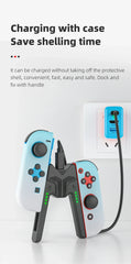 Aolion Charging Grip Bracket for Switch 2/1 Joycon Handle Gaming Controller Grip Charging Station for Switch Accessories