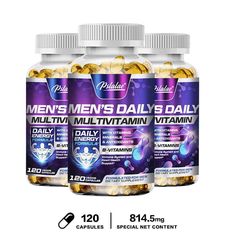 Men's Multivitamin Supplement - Provides Energy and Endurance Supports Heart, Brain Health and Vitality