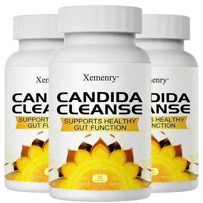 Candida Cleanse - Support Intestinal Detox & Cleansing, Balances Intestinal Flora, Metabolism, Supports Gut, Digestive Health - Mumzar