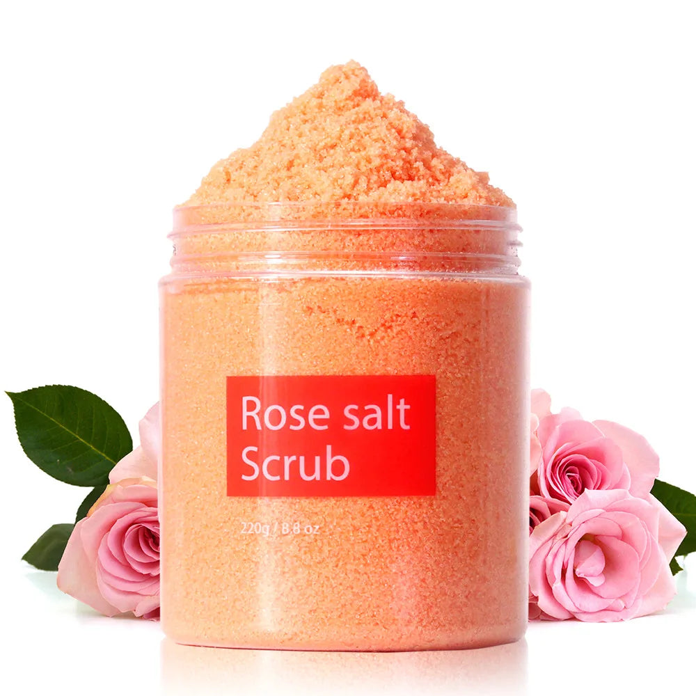 220g Body Scrub Deep Cleansing Skin Care Hydration Moisturizing Scrub Skin Deep Pore Cleansing Exfoliator Whitening Body Scrub