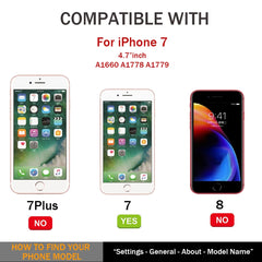 Full Set Screen For iPhone 7 7G LCD Display Replacement Touch Digitizer Complete Assembly+Camera+Ear Speaker A1660 A1778 A1779