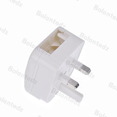European EU To UK Travel Power Adapter With 5A Fuse UK British Electrical Plug Adapter Outlet AC Charger Power Cord Socket