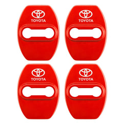 4PCS Car Door Lock Cover Case For Toyota chr Corolla Camry rav4 Yaris hilux prius avensis auris Prado verso fortuner Accessories