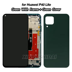 6.4’‘ New Display For Huawei P40 Lite LCD Touch Screen Digitizer Assembly With Frame Display Replacement For Huawei P40 Lite