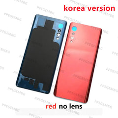 Back Glass G9 Replacement For LG Velvet G9 4G G910 5G G900 Battery Cover Rear Door Lid Panel Housing Case Camera Lens Sticker