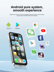 هاتف SERVO S16 Mini 4G LTE الذكي اللطيف بنظام Android 12.0 OS 2/3GB RAM 16/64GB ROM Google Play شاشة 4.0 بوصة هواتف محمولة صغيرة الحجم