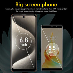 Global Version I16 Pro Max Smartphone Android,6.8'',12GB RAM 512GB ROM,Dual SIM,Mobile phones,Google Play Store,24+48MP,6800mAh