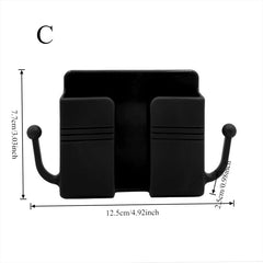 Multi-functional Wall-mounted Organizer for Remote Controls and Mobile Phones