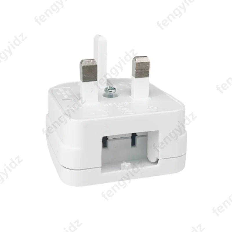 High Quality UK Converter With Fuse, US/Janpan/China 2 Flat Parallel Pin Plug To Singapore Malaysia Hongkong Socket Power Adapte