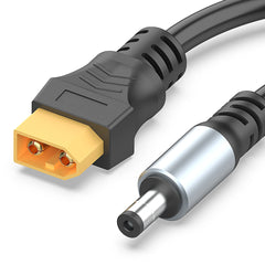 16AWG XT60 Female To DC5521 Male Power Cable Adapter for Solar Power Station and Laptops