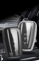 Car Key Case Protector Soft TPU Key Shell Cover Auto Accessories For Toyota Prius Camry Corolla C-HR CHR RAV4 Prado 2018 2022