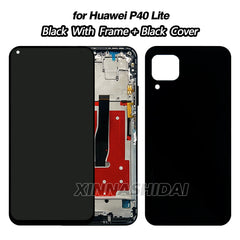 6.4’‘ New Display For Huawei P40 Lite LCD Touch Screen Digitizer Assembly With Frame Display Replacement For Huawei P40 Lite