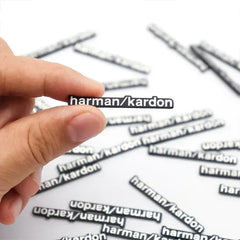 4pcs/8pcs high-quality Metal harman/kardon car Hi-Fi Speaker audio Speaker Badge stereo Emblem sticker Auto styling accessories