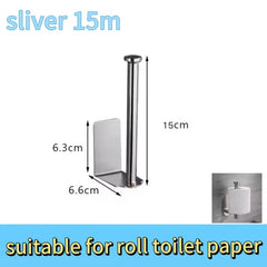 Kitchen Roll Paper Holder Stand Toilet Paper Holder Bathroom Towel Rack Without Drilling Roll Paper Dispenser Kitchen Towel Rack