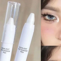1PC Highlight Waterproof and Sweatproof Glitter Eyeshadow Pencil Good Texture Durable Eye Shadow Stick Strobe Matte Highlighter