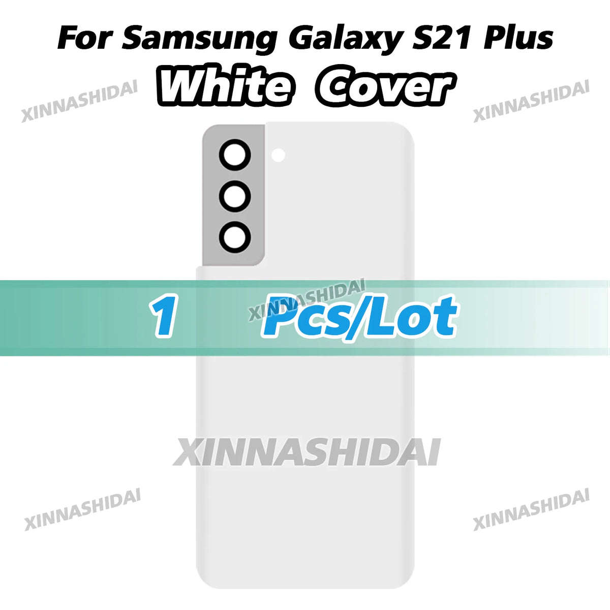 غطاء خلفي للبطارية جديد بجودة AAA لهاتف Samsung Galaxy S21 Plus، غطاء خلفي بلاستيكي، لوحة بديلة