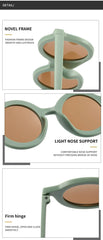 2024 new children's sunglasses yuanchaotong UV400 plastic  glasses  sunglasses