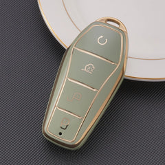 4 Buttons TPU Car Key Case for BYD Atto 3 Han EV Dolphin Remote Control Protect Cover Auto Accessories