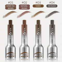 1 PC 3D Eyebrow Gel Dyeing Cream with Brush Long-lasting Air-cushion Dye Brows Tint Long-lasting Natural Makeup Eyebrow Enhancer