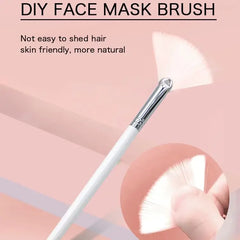 DIY Face Mask Brush Set Soft Applicator Brushes Makeup Tools Includes Soft Fan Facial Brushes Acid Applicator Brush