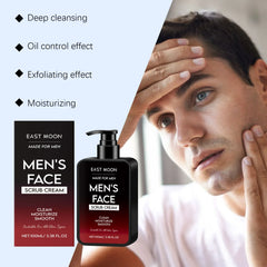 Exfoliating Moisturizing Men's Face Oil Control Scrub Cream Exfoliating Face Remove Blackhead Grease Nourish Soothing Skin Care