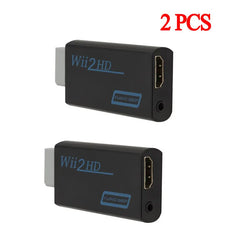 Wii To HDMI-Compatible Converter 1080P Full HD Adapter Connector 3.5mm Video Audio for PC HDTV Monitor Wii2HDMI-Compatible