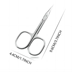 1PC Stainless Steel Dead Skin Scissors Sharp-Nosed Scissors Russian Eagle Hook Dead Skin Scissors Manicure Dead Skin Tools