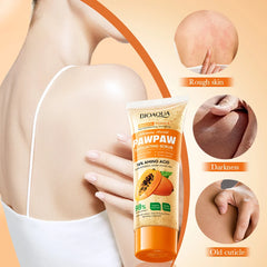 Papaya Vitamin C Whitening Exfoliating Scrub Moisturizing Deep Cleaning Scrub Gel Smoothing Nourishing Skin Summer
