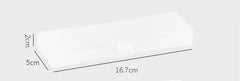 2023 Pencil Cases Pens Storage School Office Simple Matte Transparent Plastic Box Frosted White Stationery Supplies