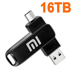 Xiaomi USB 3.2 16TB USB Flash Drive Memory Type-c 2-In-1 8TB 16TB OTG Pendrive 4TB High Speed Flash Disk 2TB For Computer Laptop