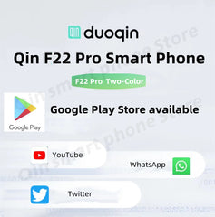 هاتف Qin F22 Pro الذكي الجديد بشاشة تعمل باللمس وواي فاي 5G + 3.5 بوصة وذاكرة 4 جيجابايت وذاكرة 64 جيجابايت، إضافة إلى متجر جوجل وأندرويد QinGlobal Version