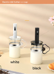 MINI Coffee Frother USB Rechargeable 3 Speeds Foam Maker Coffee Milk Mixer Electric Handle Blender Egg Beater Hot Cooking Tools