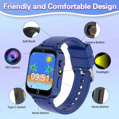 2024 New Kids Game Smart Watch Boys Girls Games Music Play Pedometer Time Display Video & Audio Recording Birthday Gift box NEW