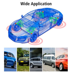 Tire Pressure Monitoring System Temperature Warning New C External Battery Version Sensors Solar TPMS Car Tyre Pressure Monitor
