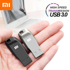 محرك أقراص فلاش شاومي 2 تيرابايت USB 3.0 صغير عالي السرعة معدني بندريف 1 تيرابايت 512 جيجابايت محرك أقراص محمول مقاوم للماء لتخزين الذاكرة U Disk