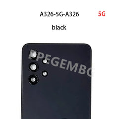 For Samsung Galaxy A32 LTE 4G 5G A325 A326 Housing Case Battery Back Cover Rear Door Lid Panel Chassis Camera Lens Repair Parts
