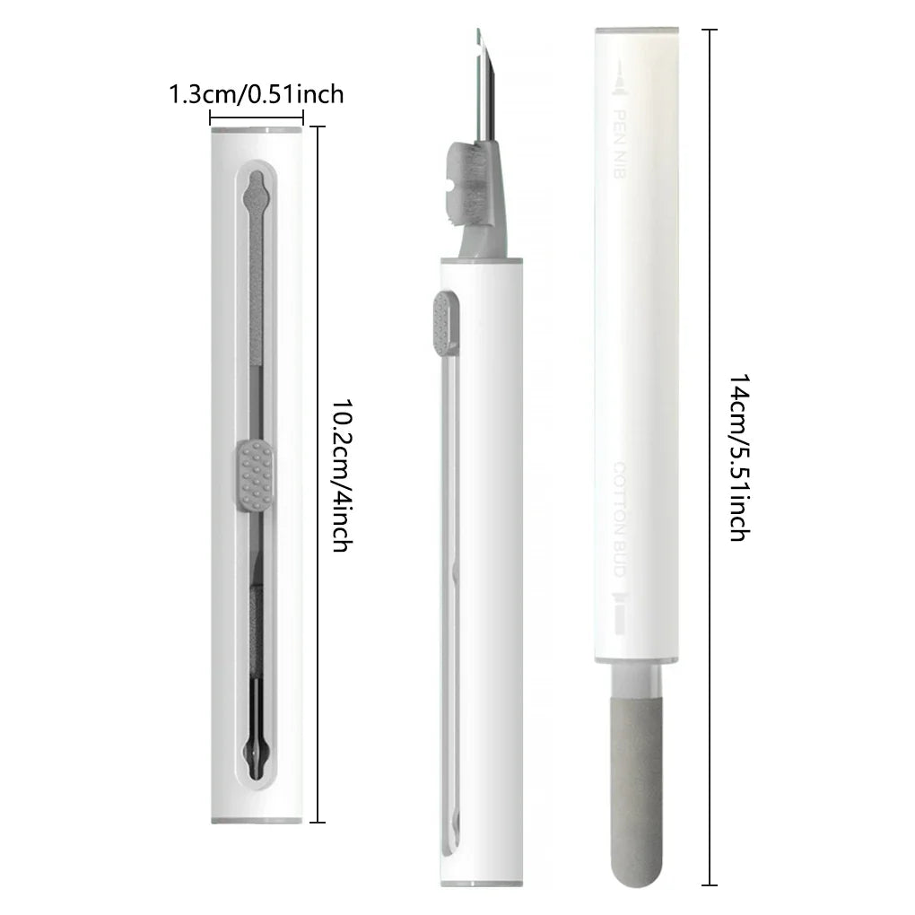 3 in 1 Sliding Cleaning Pen for  Earphones Brush for Airpods 3 Pro Series Case Headsets Cleaners Earbuds Cleaning Tools